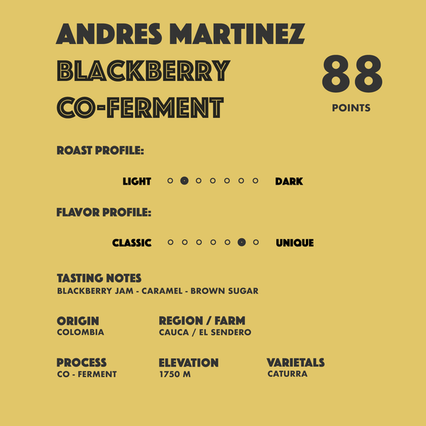 Colombia Andres Martinez Blackberry Co-Ferment