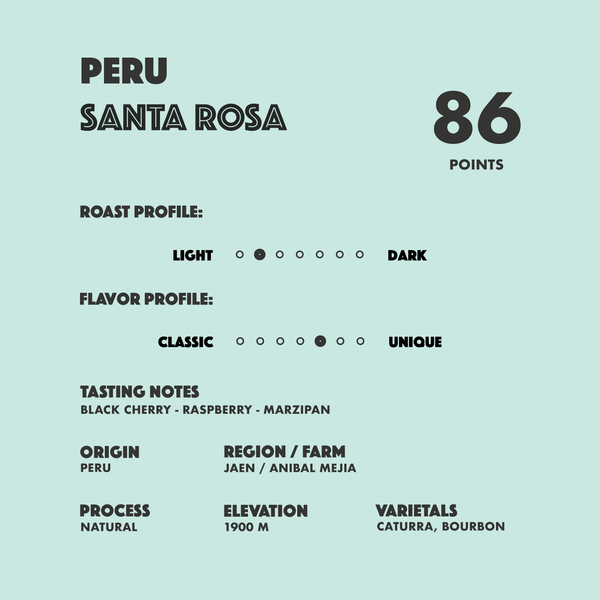 Peru Santa Rosa Natural