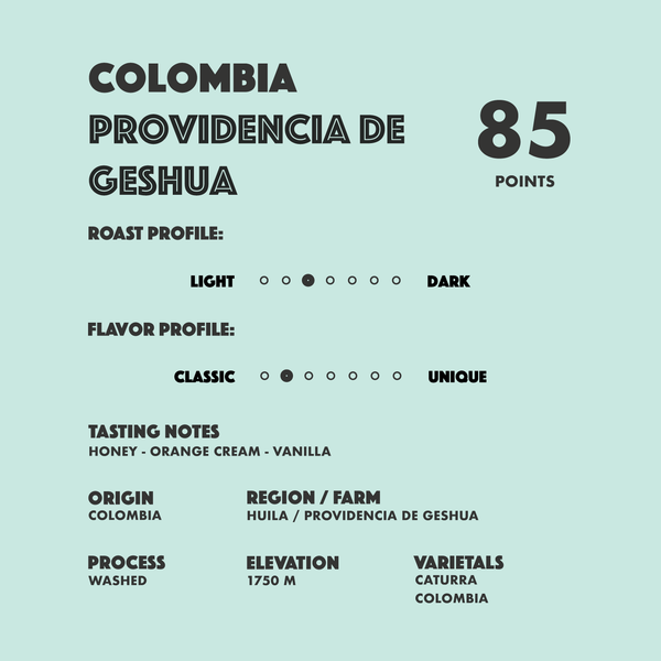 Colombia Providencia de Geshua