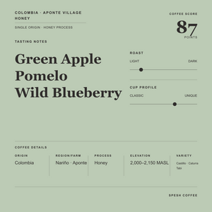 Colombia Aponte Village Honey